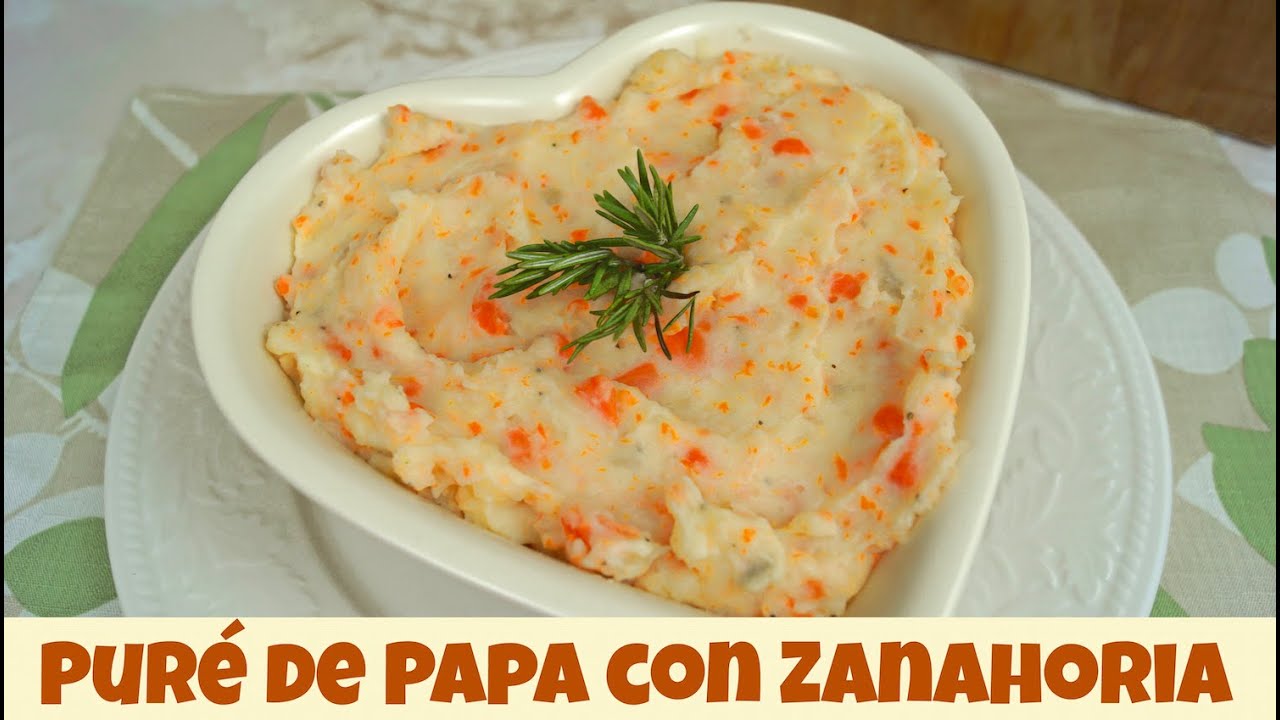 Puré de Papa y Zanahoria - Mi Cocina Rápida