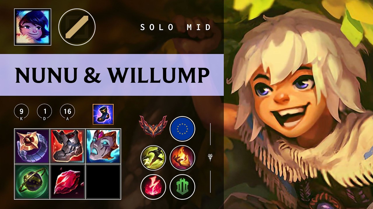 Nunu & Willump Mid vs Fizz - EUW Grandmaster Patch 26.05