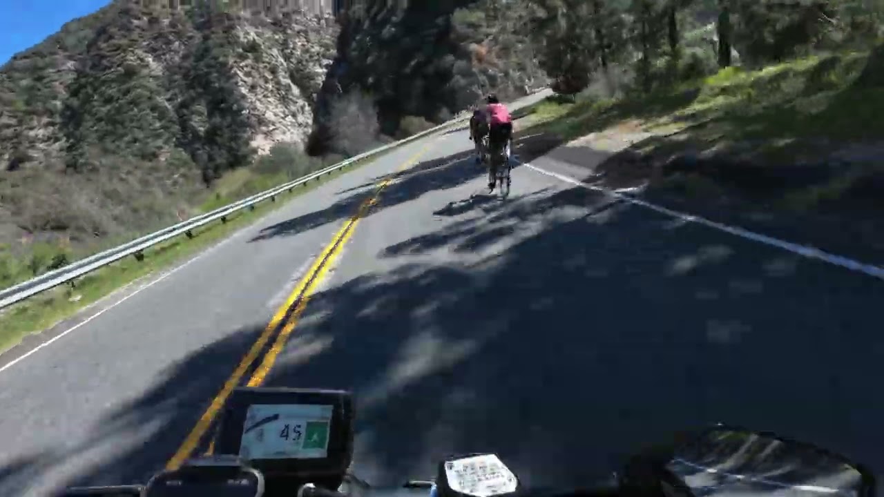 Motorcycle ride from Sunland to Wrightwood with a friend on March 1, 2026