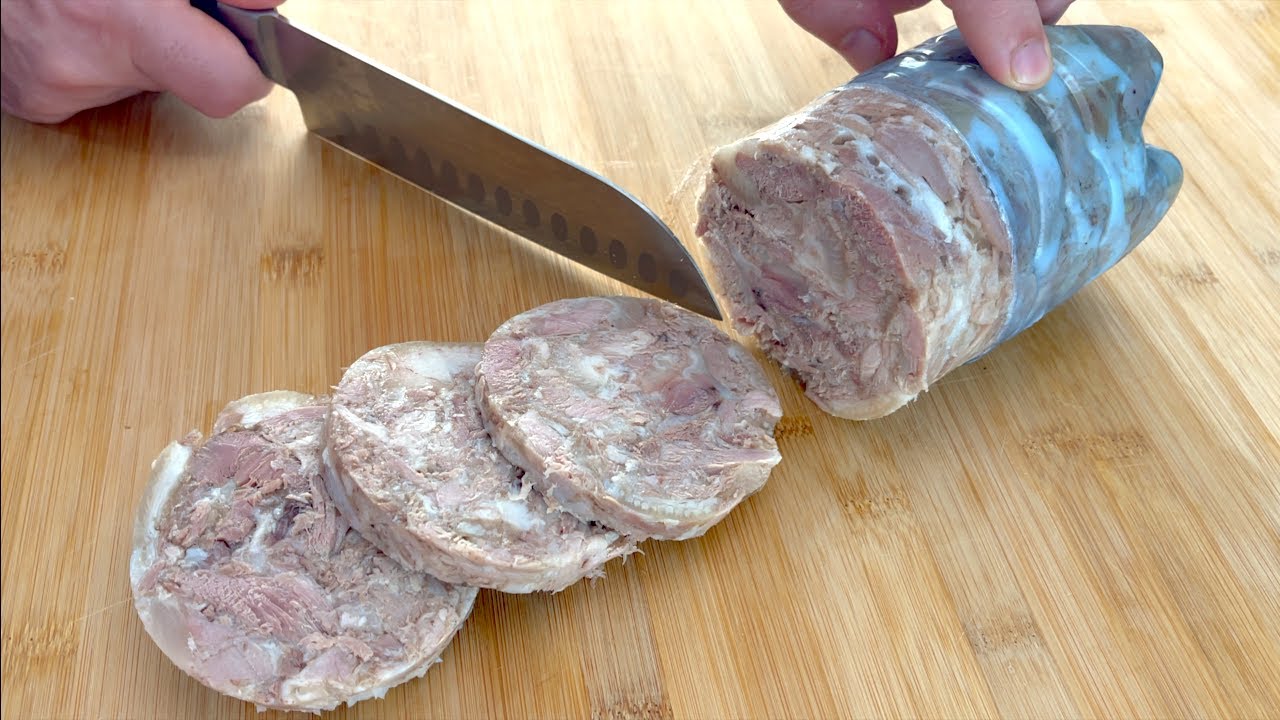 Я кладу мясо в бутылку и получаю колбасу Простая и вкусная домашняя колбаса