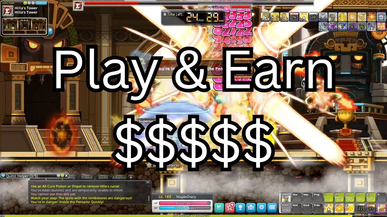 Earn 60,000 NESO in 7 Minutes?! 💰 Hilla Farming Guide #MapleStoryN #MapleStoryU #nxpc