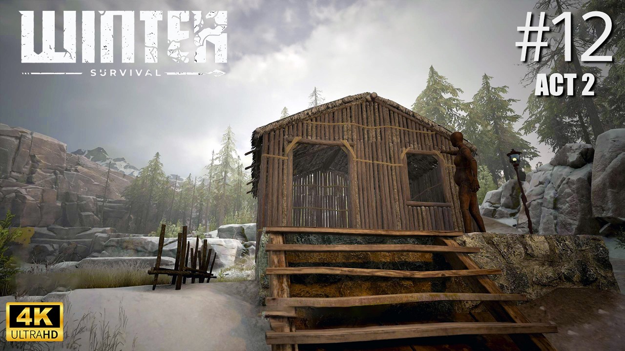 NOS CONSTRUIMOS UN REFUGIO | #12 ACT 2 | Winter Survival Gameplay Español