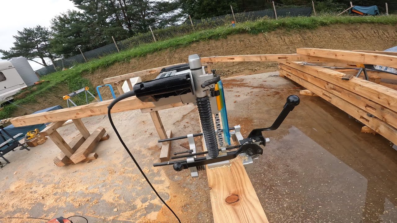Makita 7104L dłutownica łańcuchowa prezentacja,jak pracuje