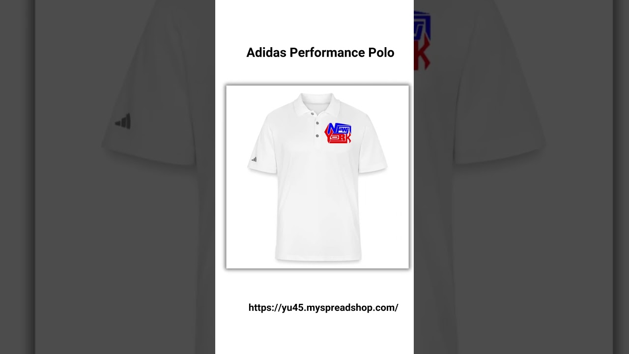 NYC Custom Adidas Performance Polo Edition 💧🏙️ 