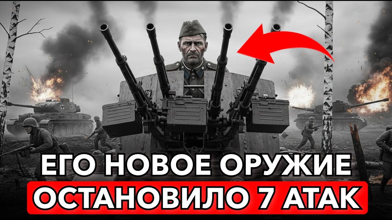 Его Переделка оружия Остановила 7 атак — Бой Держали 12 человек против Целой Роты