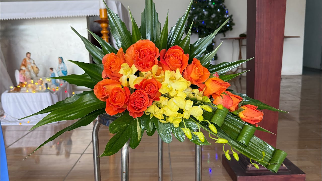 Mẫu hoa hồng dễ cắm. Hoa phụng vụ