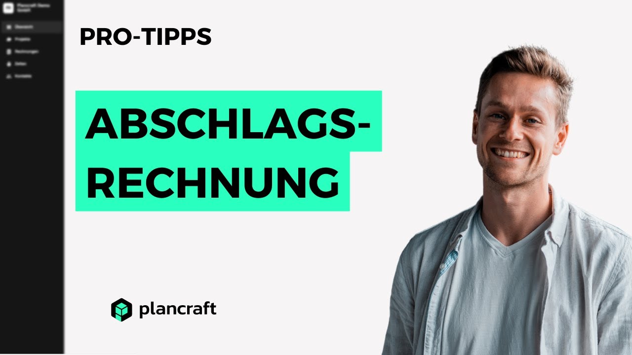 Deine erste Abschlagsrechnung 💰  || Plancraft einfache Handwerkersoftware