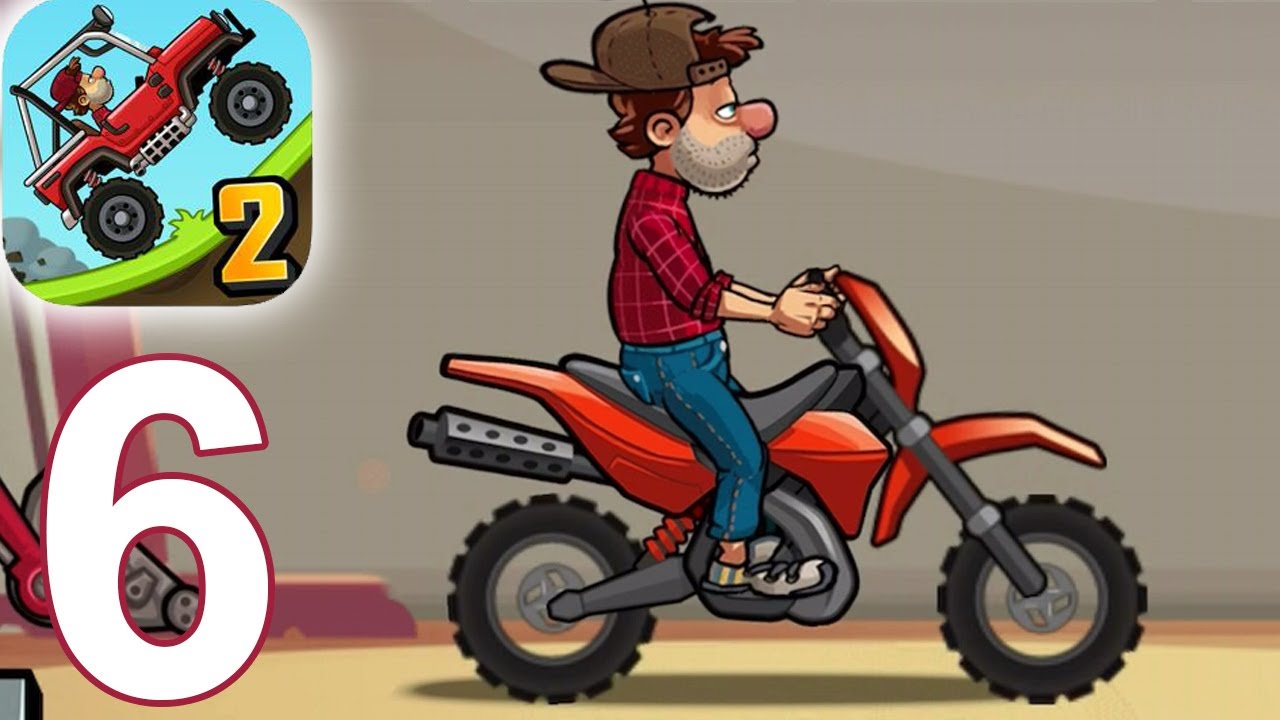 Hill Climb Racing 2 - Motocross - Gameplay Walkthrough Video Part 6 (iOS Android)