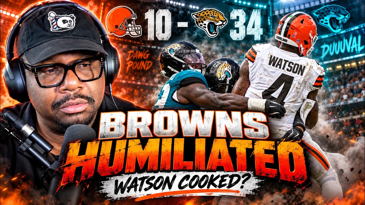 BROWNS EMBARRASSED 34-10 by Jaguars: Deshaun Watson Looks COOKED | Postgame Reaction