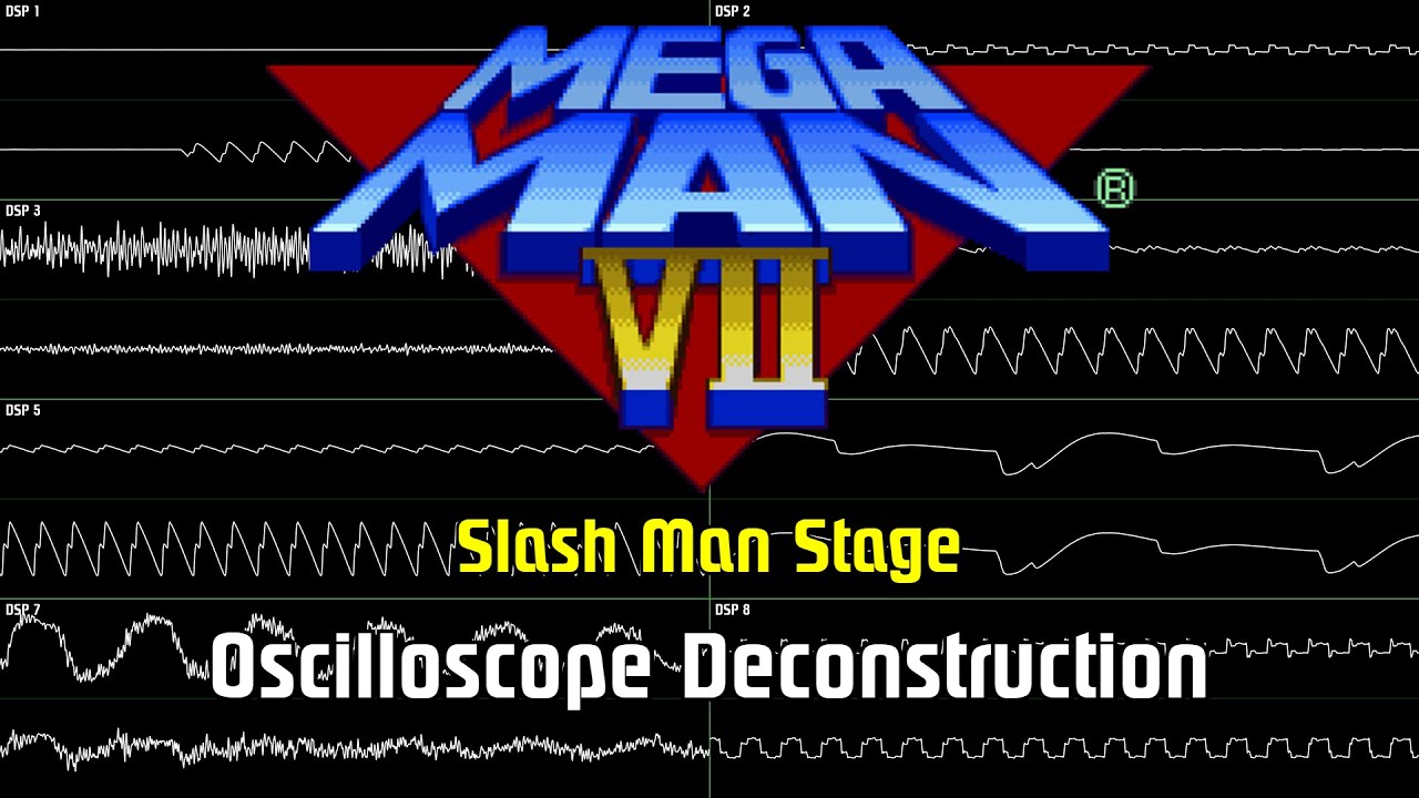 Mega Man 7 - Slash Man Stage (Jurassic Jungle) [Oscilloscope Deconstruction]