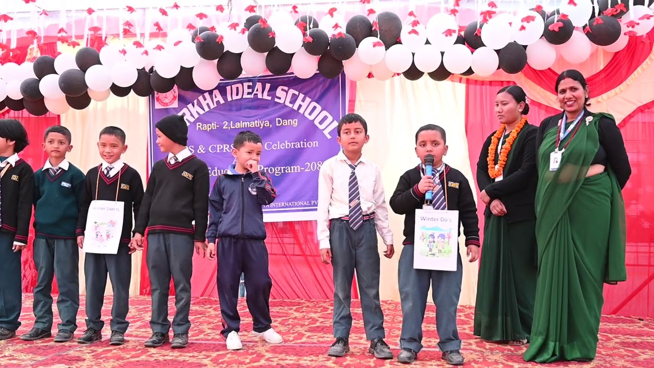 गोरखा आइडियल स्कुलमा ‘बाल प्रस्तुति तथा अभिभावक शिक्षा’ कार्यक्रम सम्पन्न लालमटिया, दाङ ।