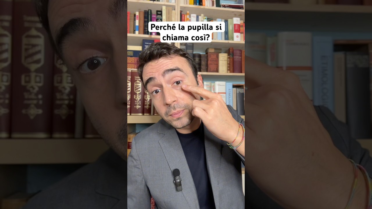 Perch&eacute; la pupilla si chiama cos&igrave;? #etimologia #pupilla #marcodixit #linguaitaliana #curiosit&agrave;