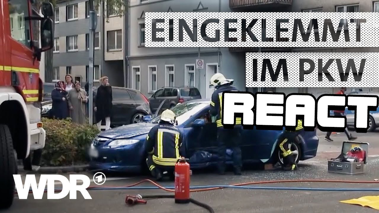 React: Frau nach Unfall im Auto eingeklemmt | Feuer & Flamme