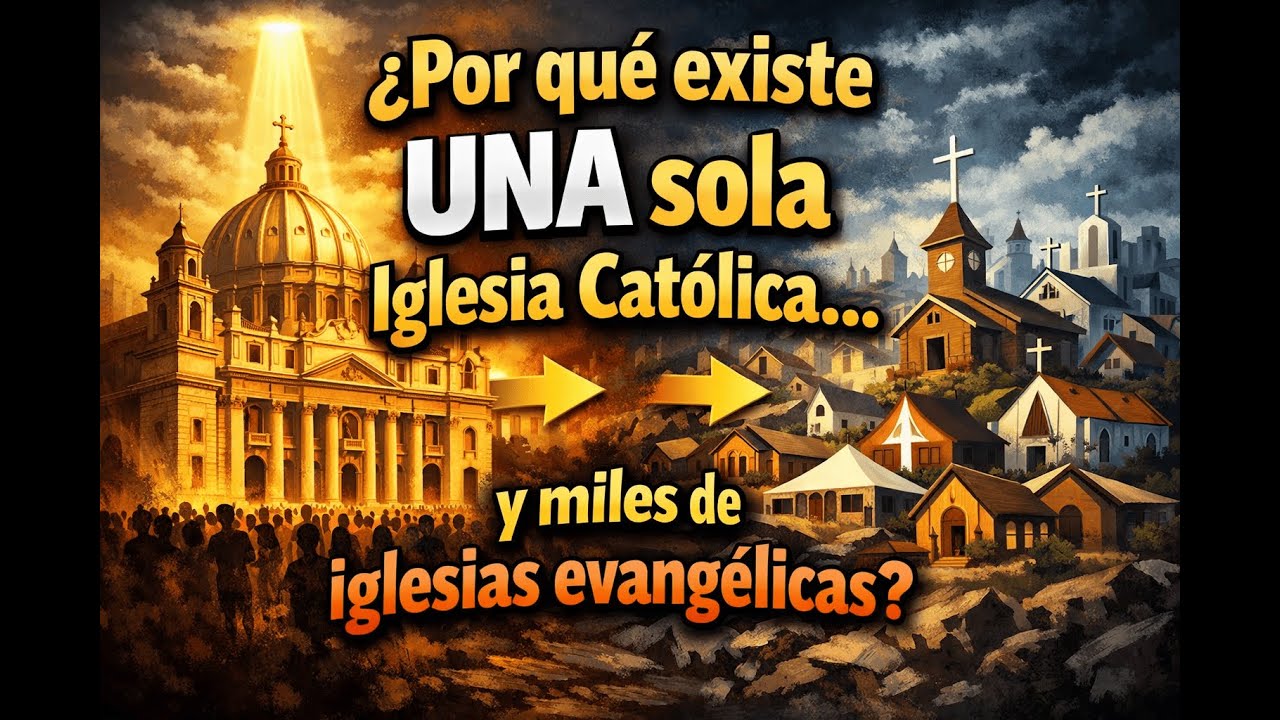 ¿Por qué existe UNA sola Iglesia Católica… y miles de iglesias evangélicas?