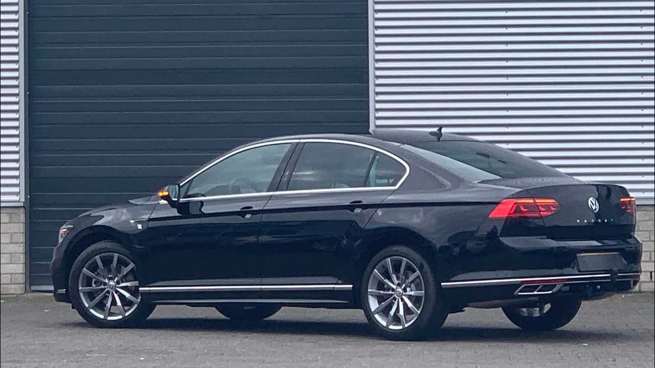 Volkswagen NEW Passat R-Line 2020 in 4K Deep Black Pearl 18 inch Montery walk around & detail inside