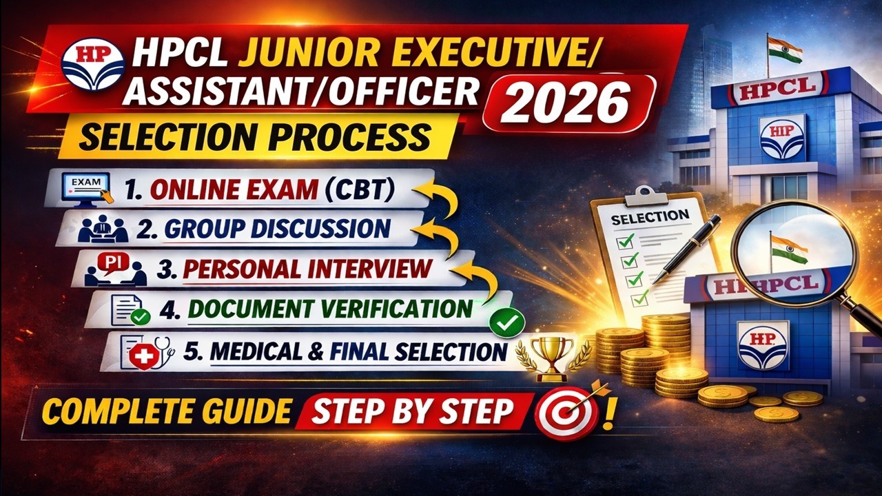HPCL HR Officer Selection Process 2026 | Exam Pattern, Syllabus, Salary & CBT Date |