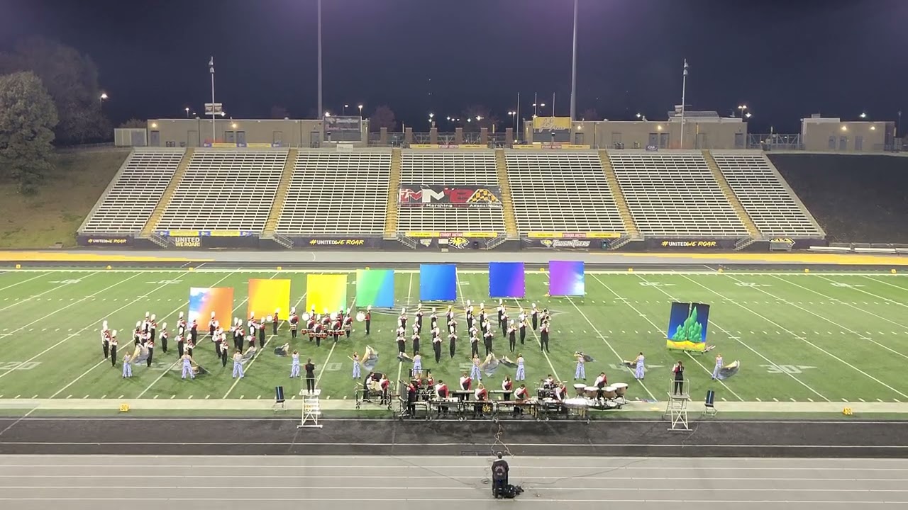 Linganore High School Marching Band at MMBA State Championships at Towson University on 11/4/2023