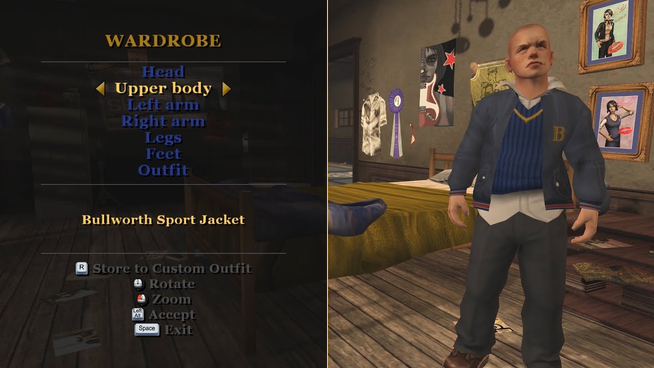 Bully Beta - Bullworth Sports Jacket with Beta V1 Bullworth Vest Mod [REQUEST 13]