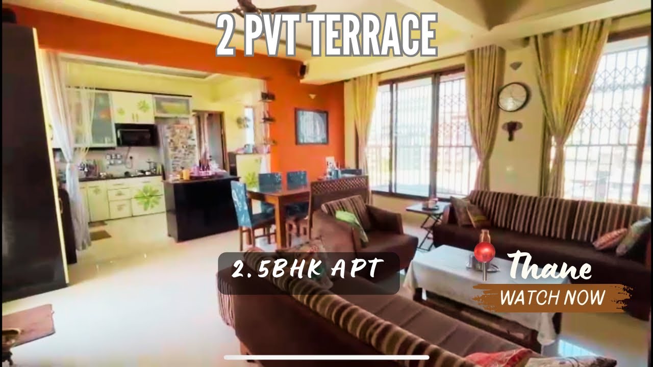 2.5Bhk Apt with 2Pvt Terrace at Prime location Nr Khopat, Thane