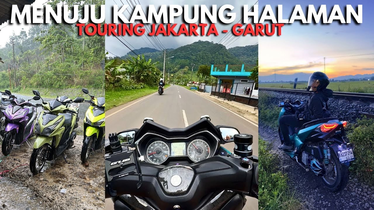 KITA AWALI PERJALANAN KE GARUT‼️Touring jakarta - jogja via lintas selatan eps.1