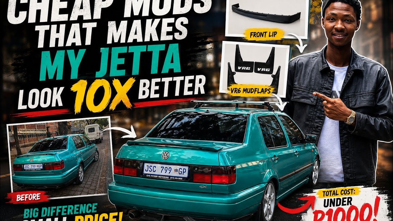 How to install Mud Flaps and Chin Spoiler on a Jetta MK3 Sedan