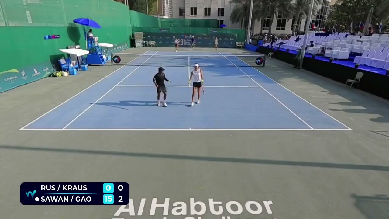 Sinja Kraus (AUT) & Arantxa Rus (NED) vs Xinyu Gao (CHN) & Mananchaya Sawangkaew (THA) // W100 Dubai