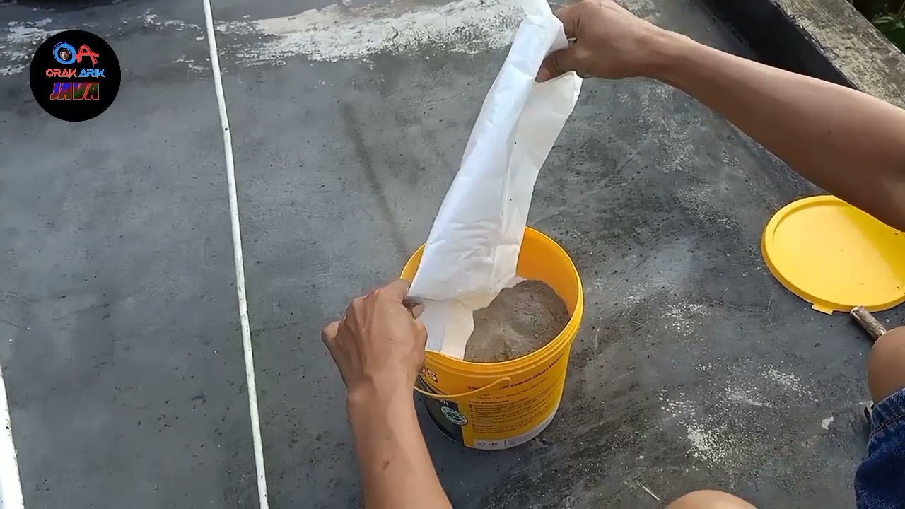CARA APLIKASI SIKA TOP 107 PLUS || CARA MENGADUK SIKA 107 || CARA MENCAMPURKAN SIKA 107 PLUS