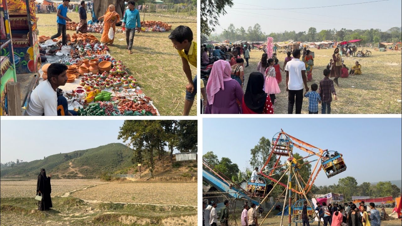 ১৮১ তম দোল মেলা আমাদের এলাকার গ্রামীণ মেলায় ঘুরতে গেলাম || Village vlog