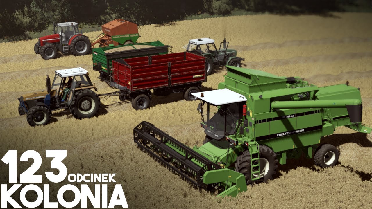 Te POLA są WIELKIE!😲 MEGA AKCJA[123] Podwórko Kolonisty 👩‍🌾▶ Map: KOLONIA