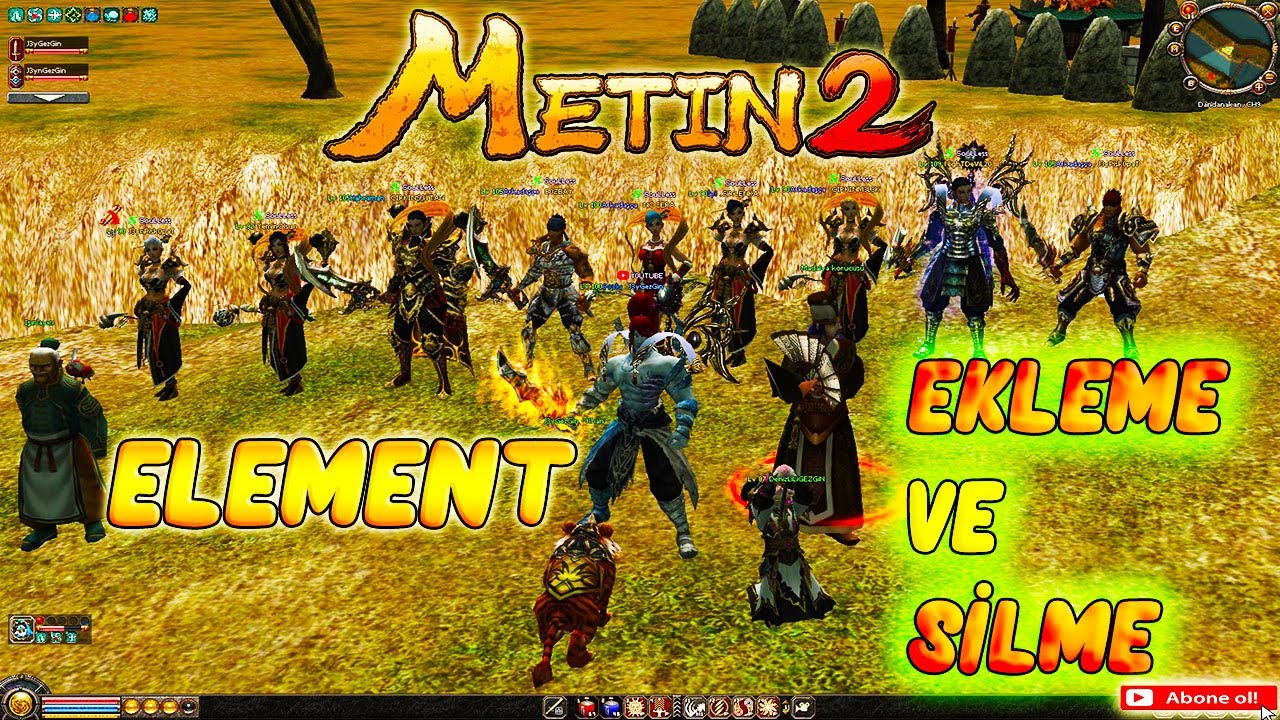 Metin2 SİLAHLARA ELEMENT EKLEME VE SİLME - ByGezGin METİN2TR