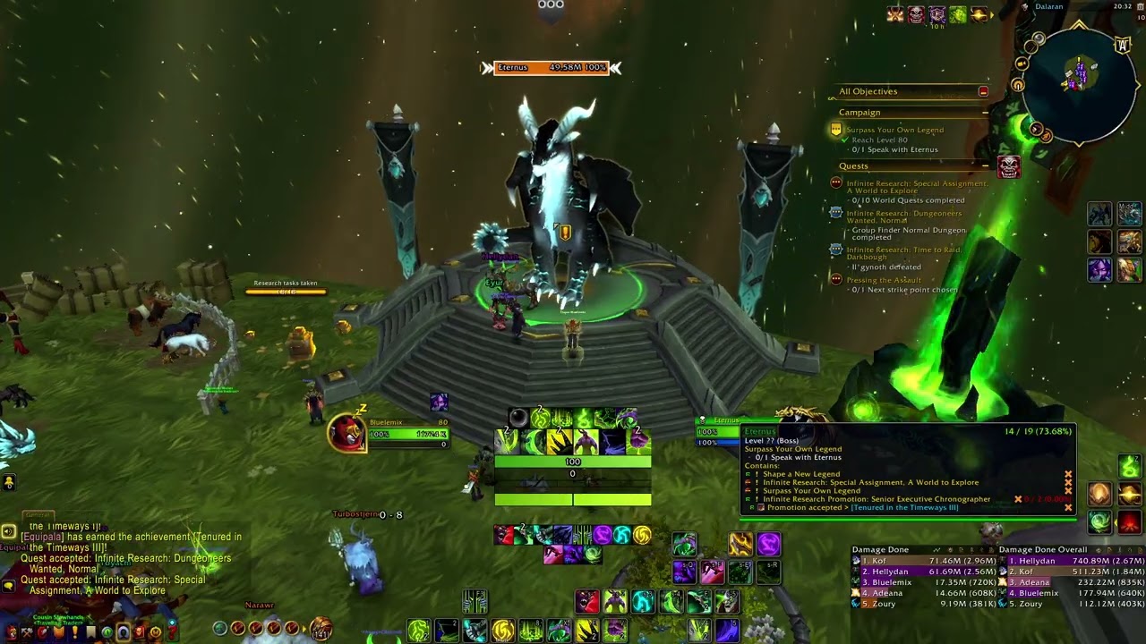 WoW TWW - Legion Remix Patch 11.2.5 Quest: Infinite Research Special Assignment A World toExplore