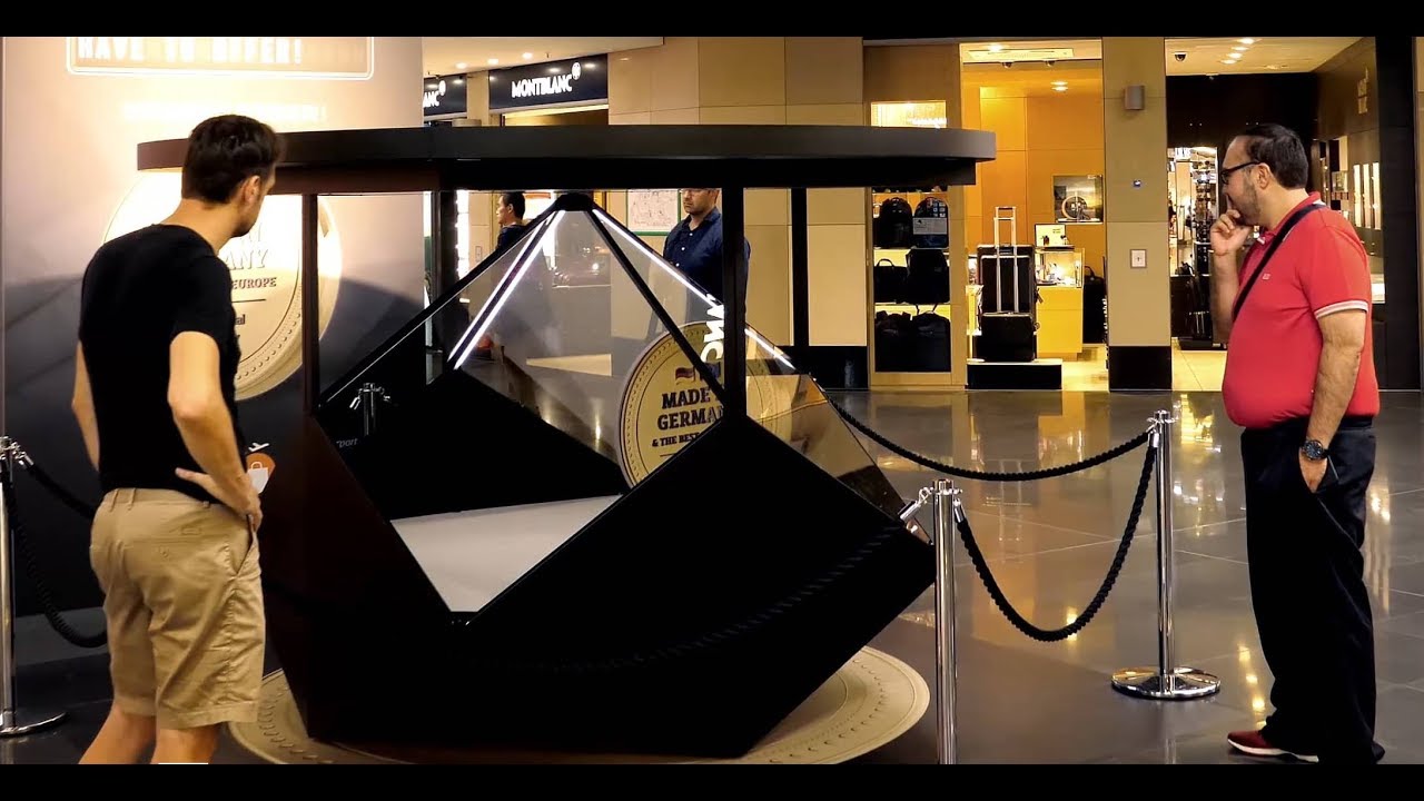 Hologramm Dreamoc Diamond Frankfurt Airport
