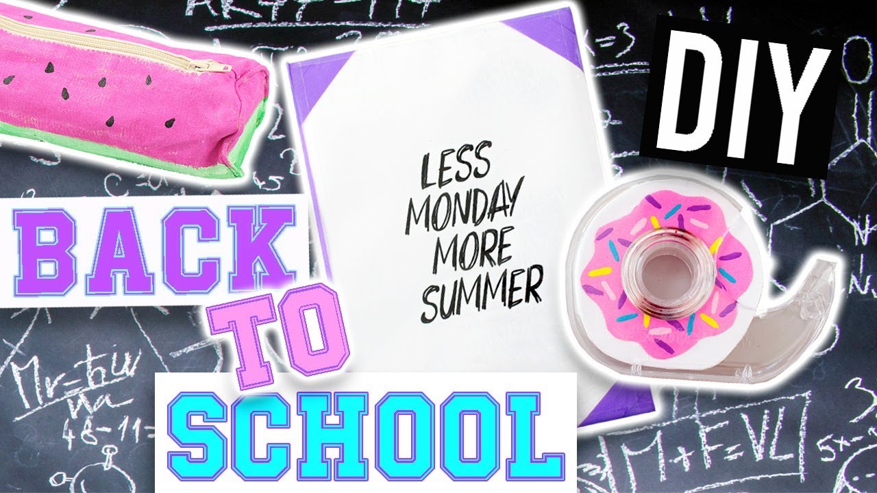 DIY BACK TO SCHOOL Dernière Minute : Facile & Rapide !
