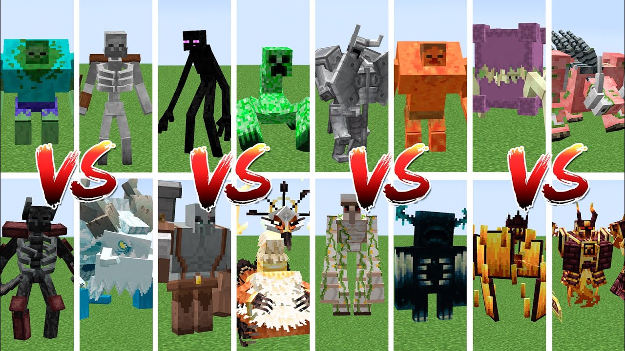 MOWZIE'S MOBS vs MUTANT CREATURES TOURNAMENT | Minecraft Mob Battle