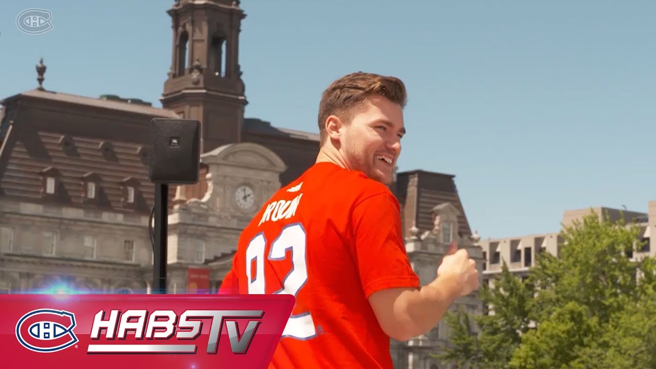 Behind the scenes with Jonathan Drouin in Old Montreal