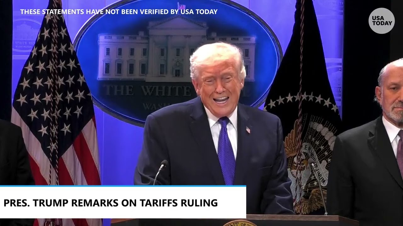 Trump reaction to Supreme Court tariffs ruling in White House speech: 'Deeply disappointing'