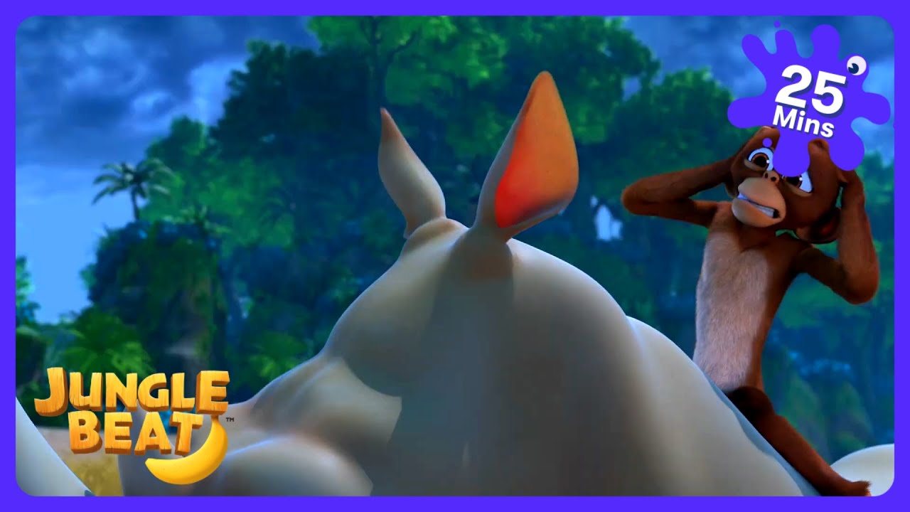 Jungle Beat - Rocky Hides from the Thunder | Kids Cartoons | WildBrain Circus