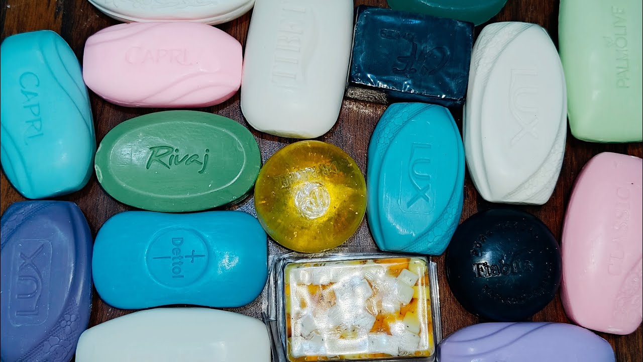 Colourful soap Haul opening ASMR Soap video