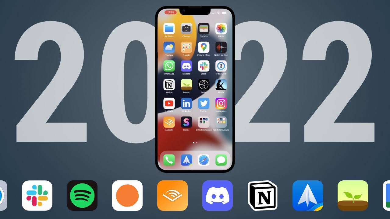 Mis apps favoritas para iPhone 2022 | &iquest;Qu&eacute; hay en mi iPhone 13?
