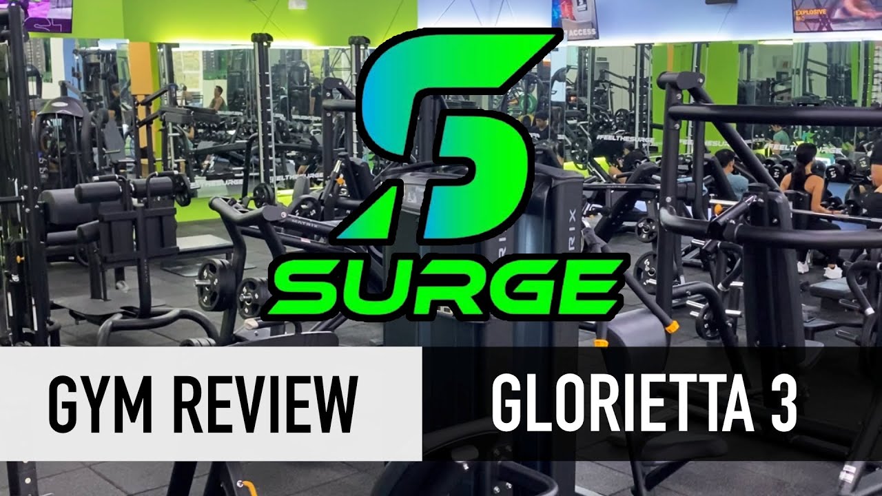 BIGGEST GYM in the Philippines?! - GYM REVIEW of Surge Fitness Glorietta 3