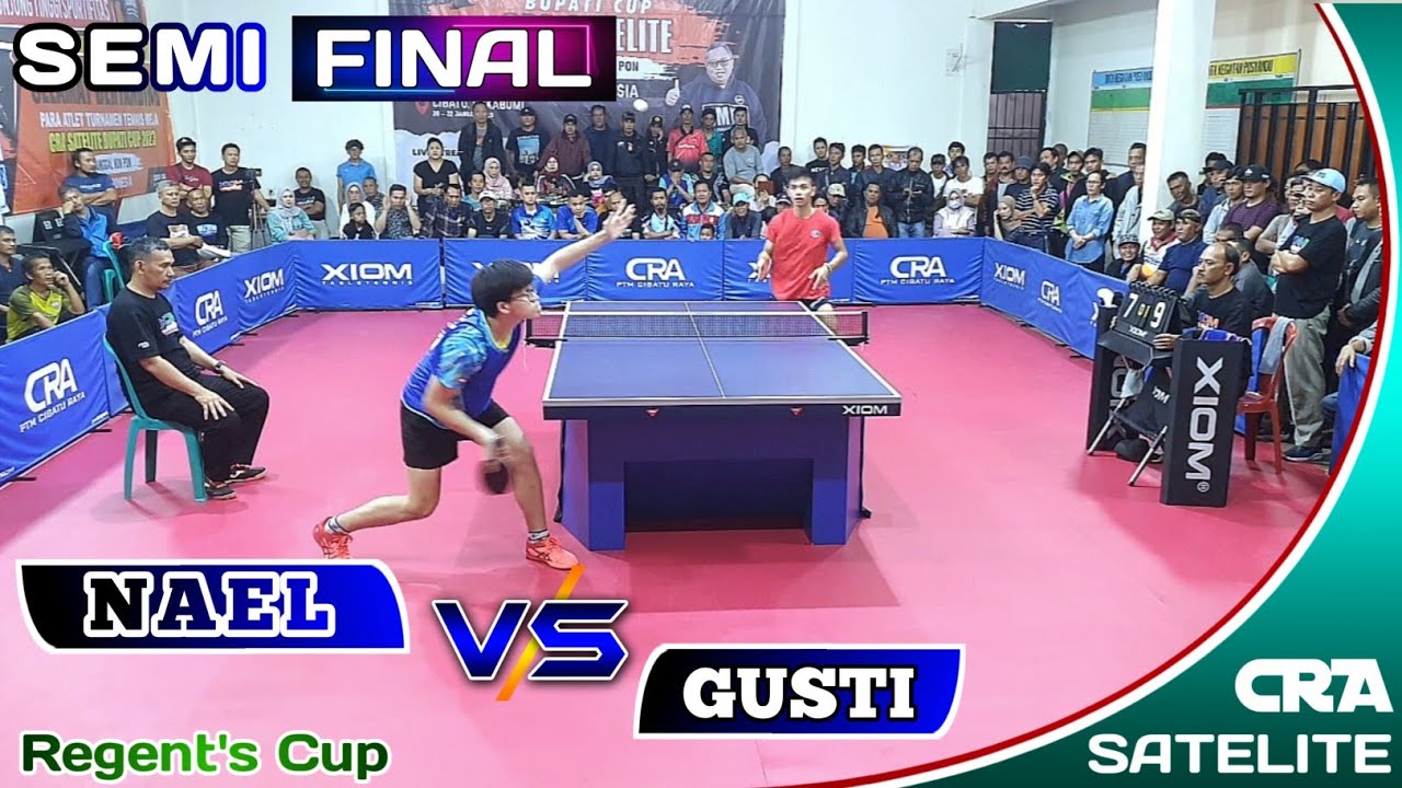 SEMI FINAL Gusti VS Rafanael Kejuaraan Tenis Meja NON PON Bupati Cup 2023