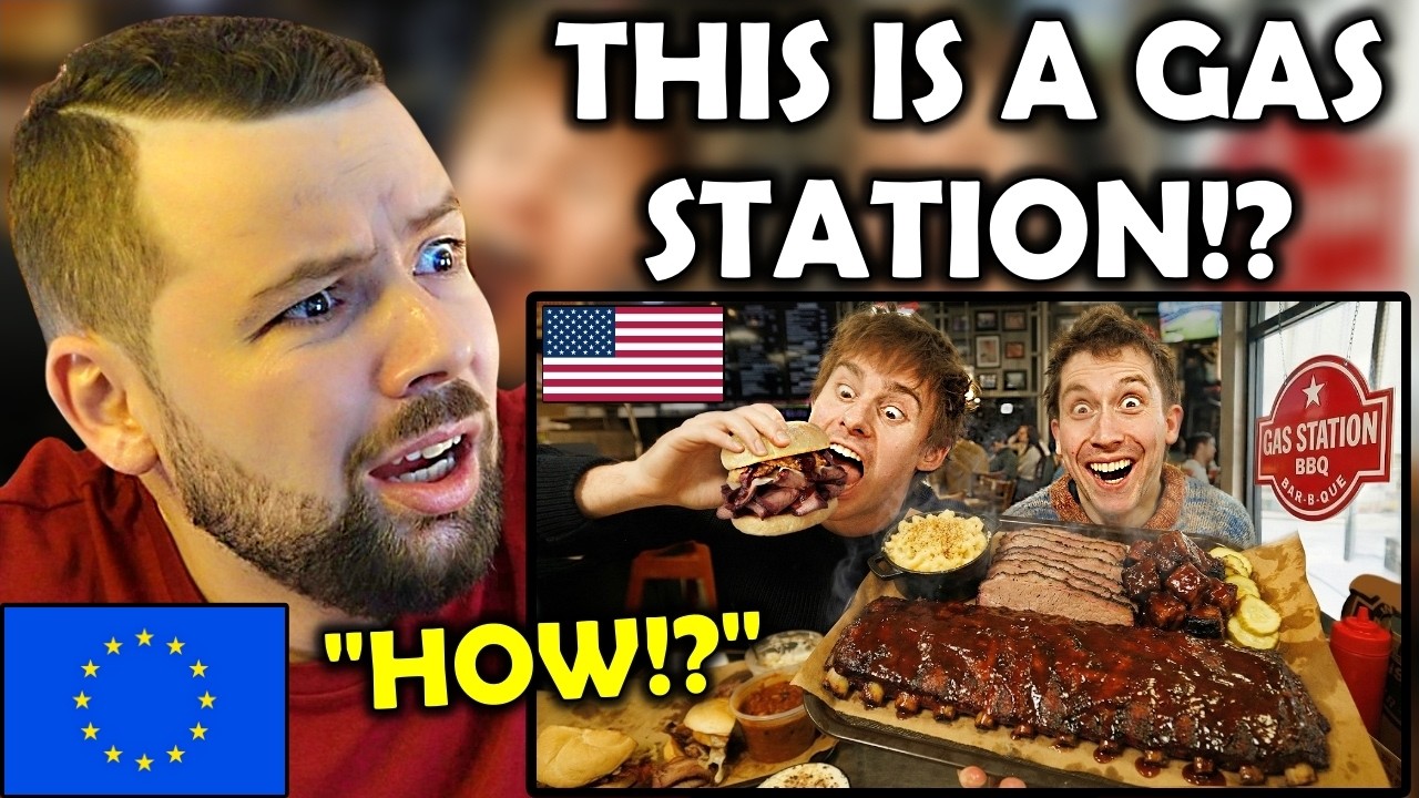 European Reacts to Brits Trying Kansas City BBQ