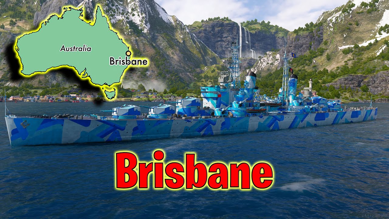 Meet The Brisbane! Legendary Australian Cruiser (World of Warships Legends)