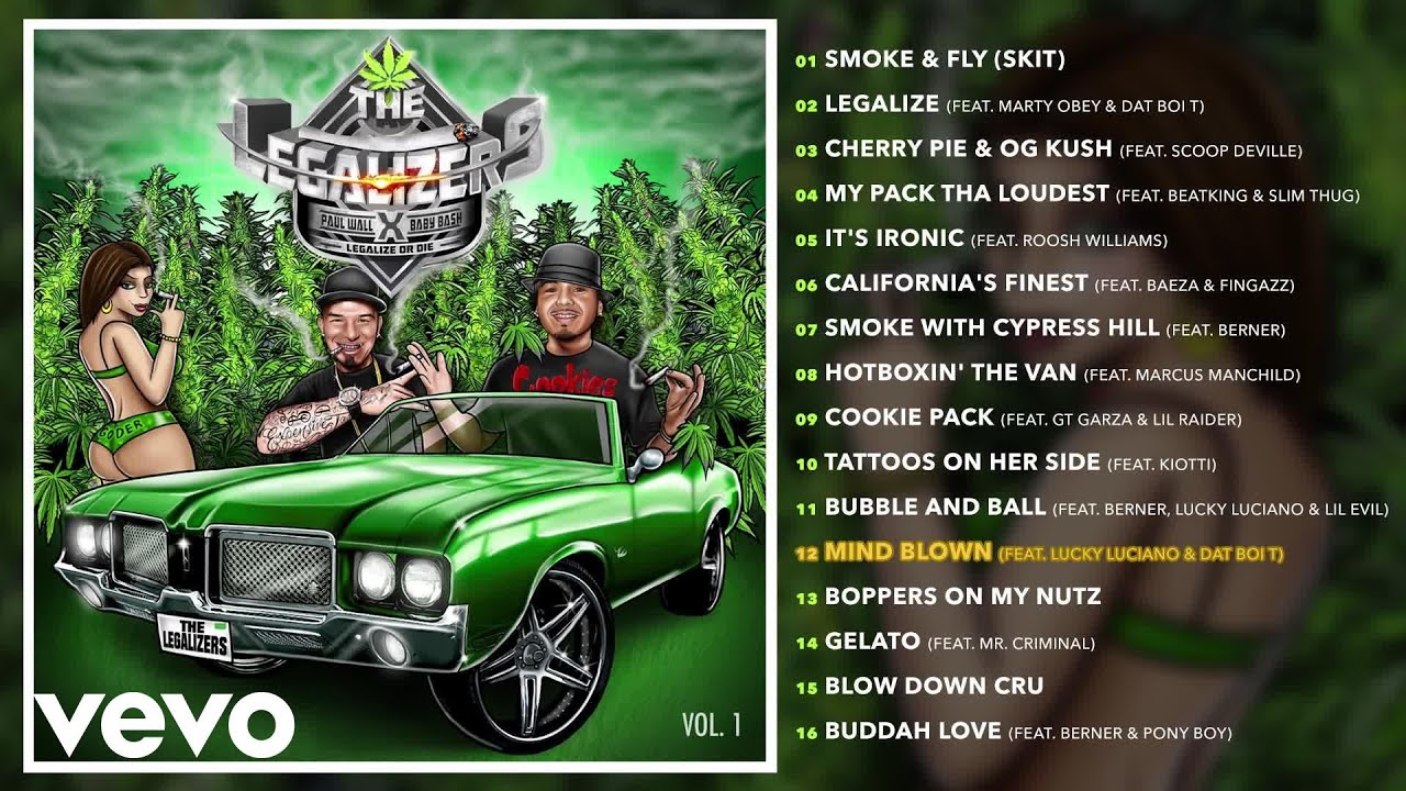 Paul Wall, Baby Bash - Mind Blown (Audio) ft. Lucky Luciano, Dat Boi T