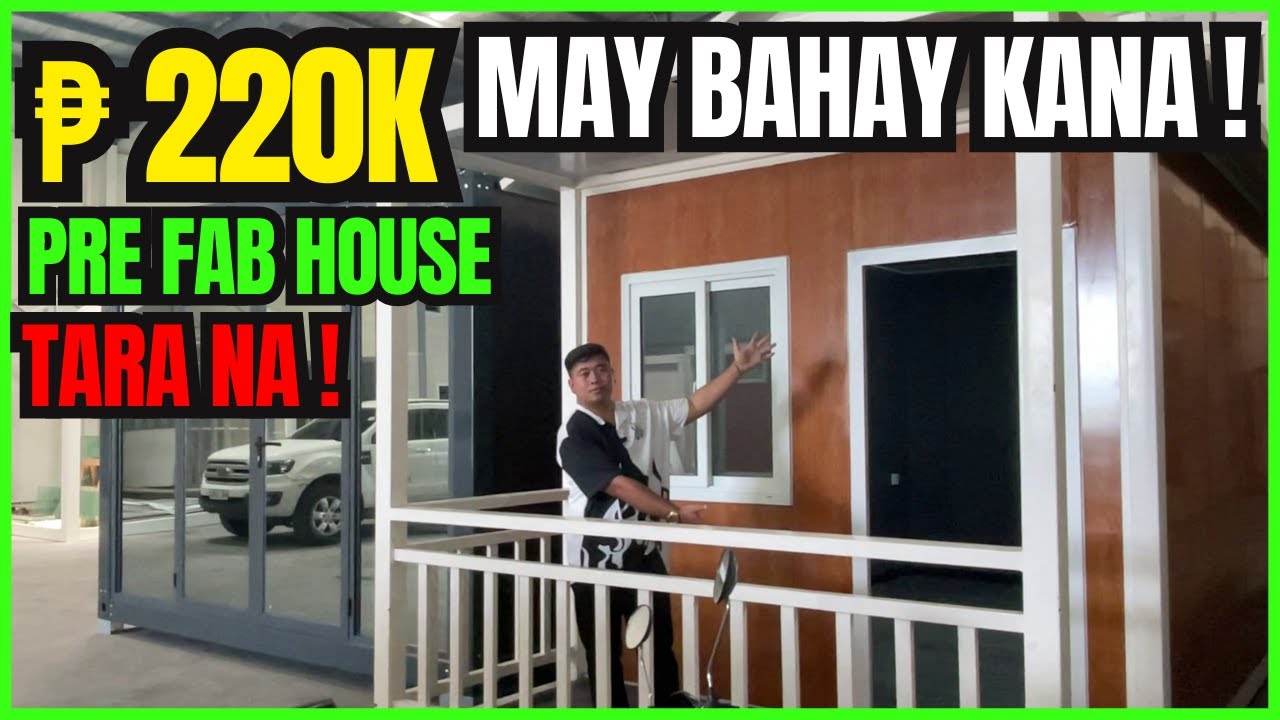 ₱220K LANG MAY BAHAY KA NA! PREFAB CONTAINER HOUSE IN 1 DAY! || It's Me Jay-Em