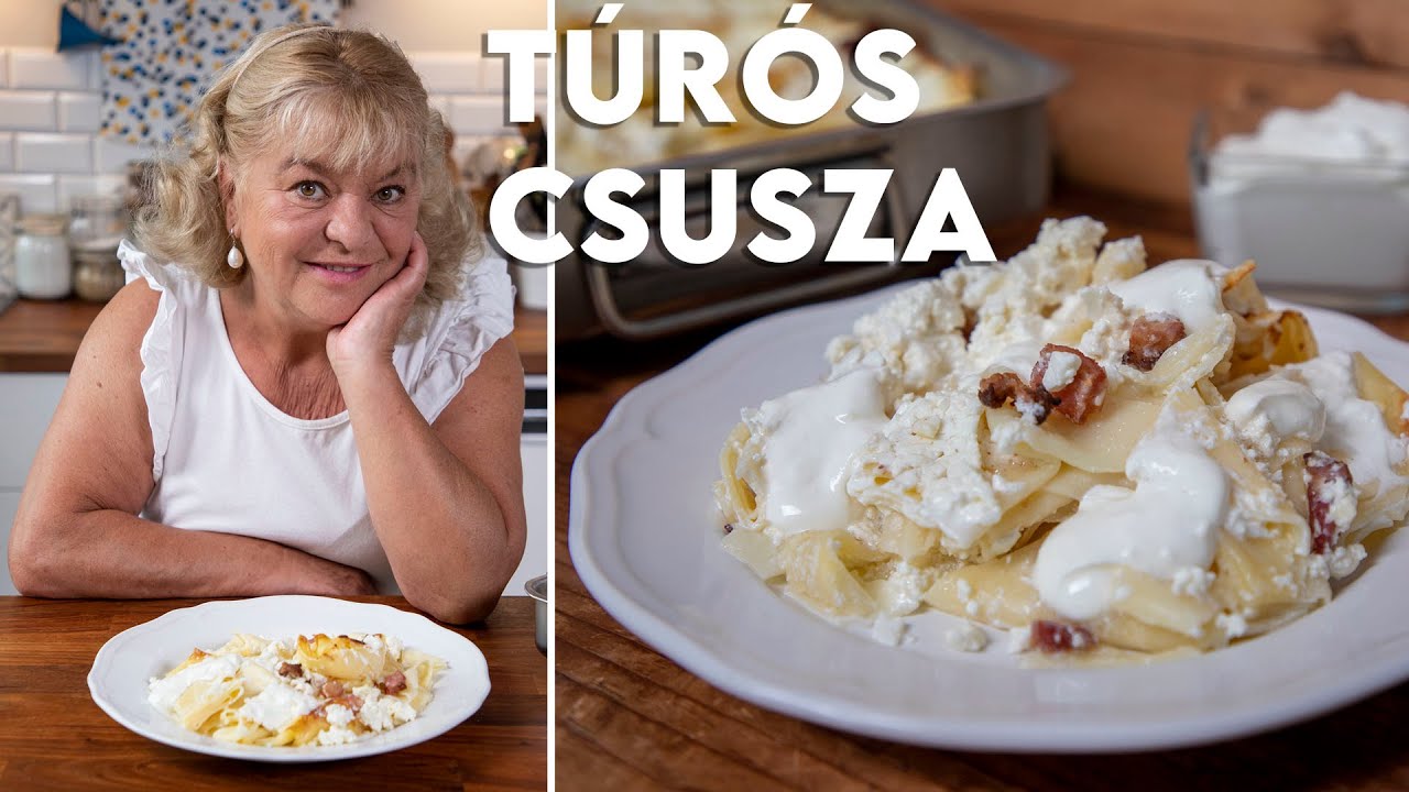 Túrós csusza Oszvald Marika-módra | Mindmegette.hu