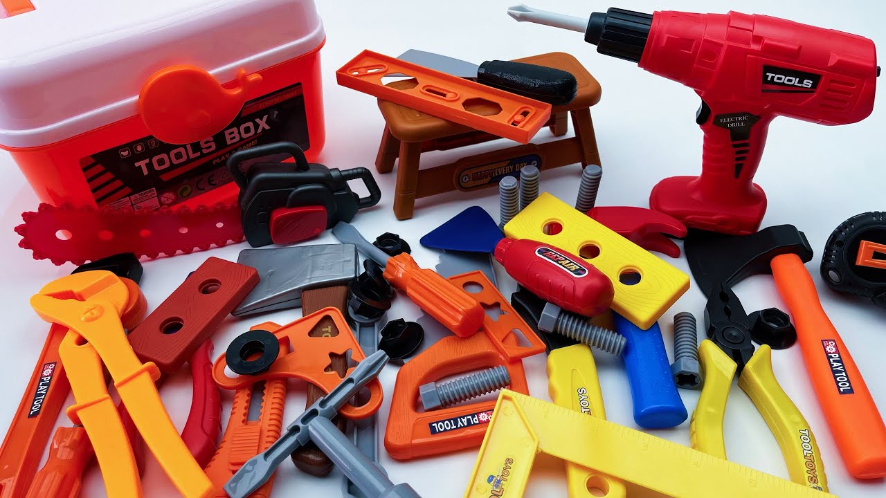 9 min to open the box, satisfied with the electric screwdriver, screw assembly toolbox | Toy Review