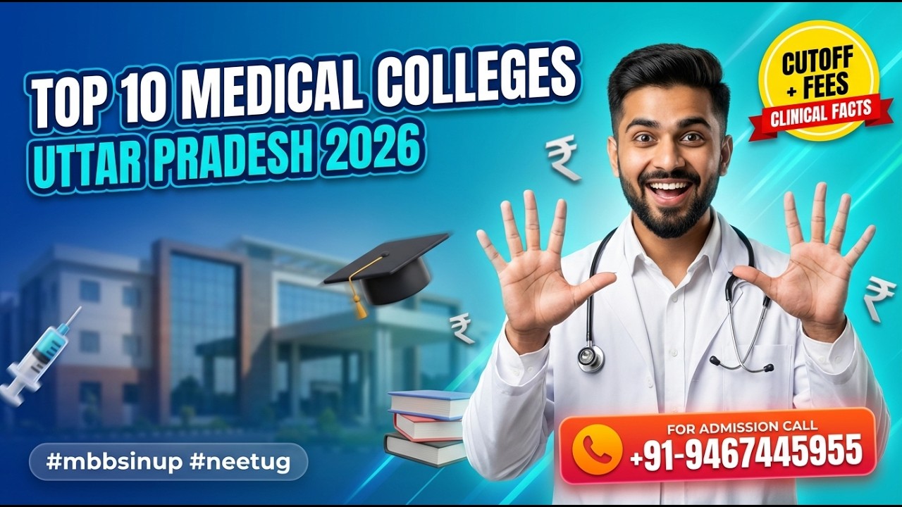 Best MBBS Colleges in Uttar Pradesh | Cutoff Marks, Fees & Facilities