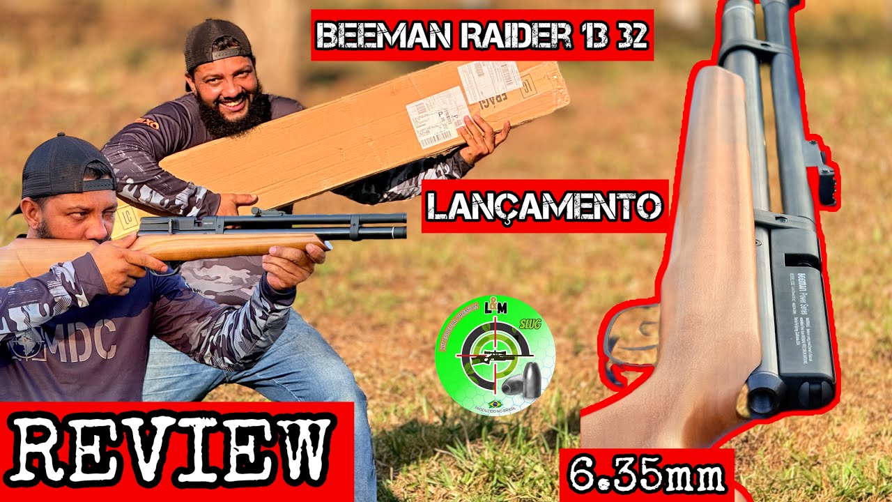 LANÇAMENTO BEEMAN RAIDER 13 32  6.35 MM.