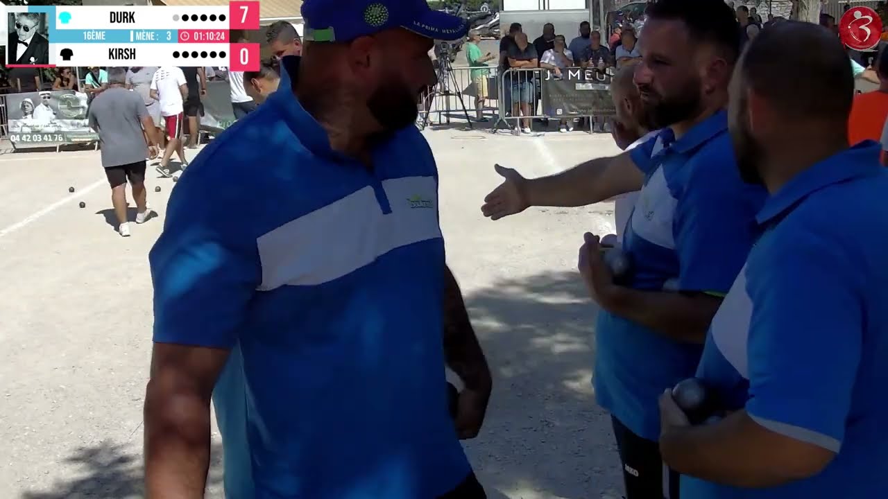 16e DURK vs KIRSCH : Pétanque à Roquefort-la-Bédoule, souvenir Charles Tierno 2022